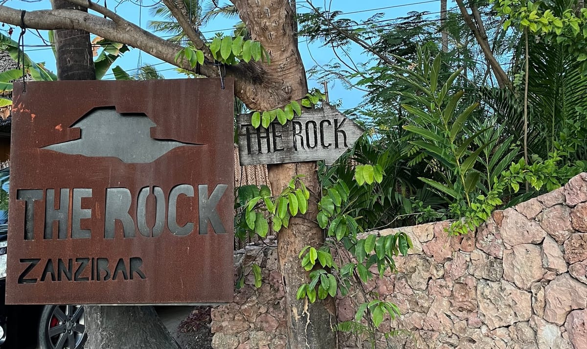 The Rock Restaurant in Pingwe, Michamvi Beach | Zanzibar